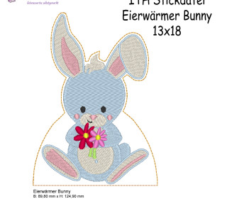 Stick Datei - Eierwärmer Bunny 13x18